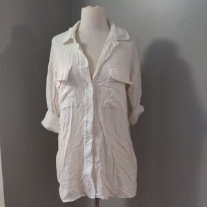 White Button-Up Shirt